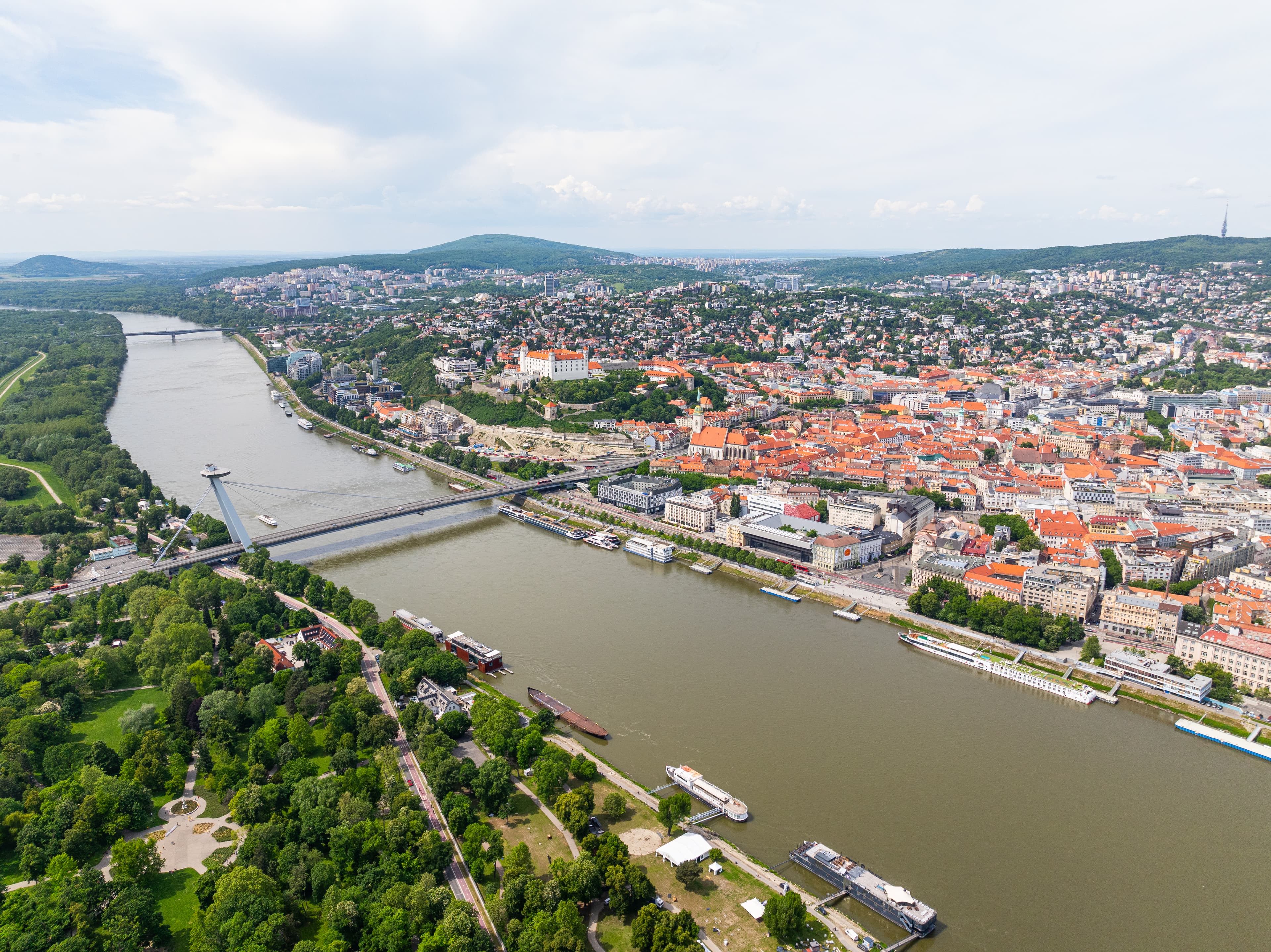 Paisagem de Bratislava