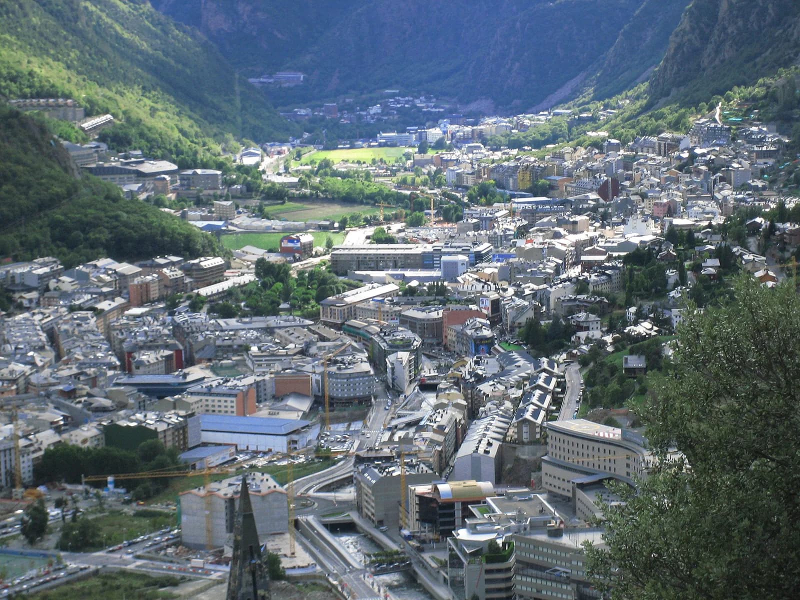 Paisagem de Andorra-a-Velha, Andorra