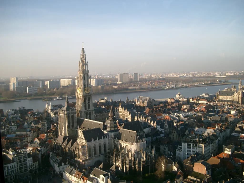 Paisagem de Antuérpia, Bélgica