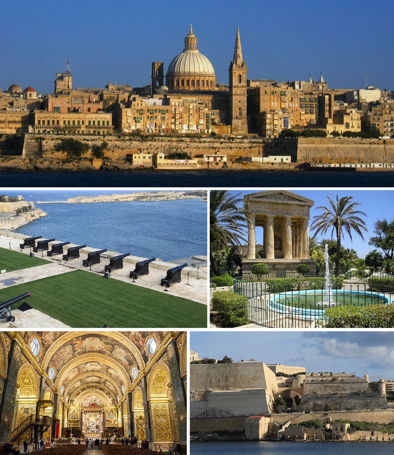 Paisagem de Valeta, Malta