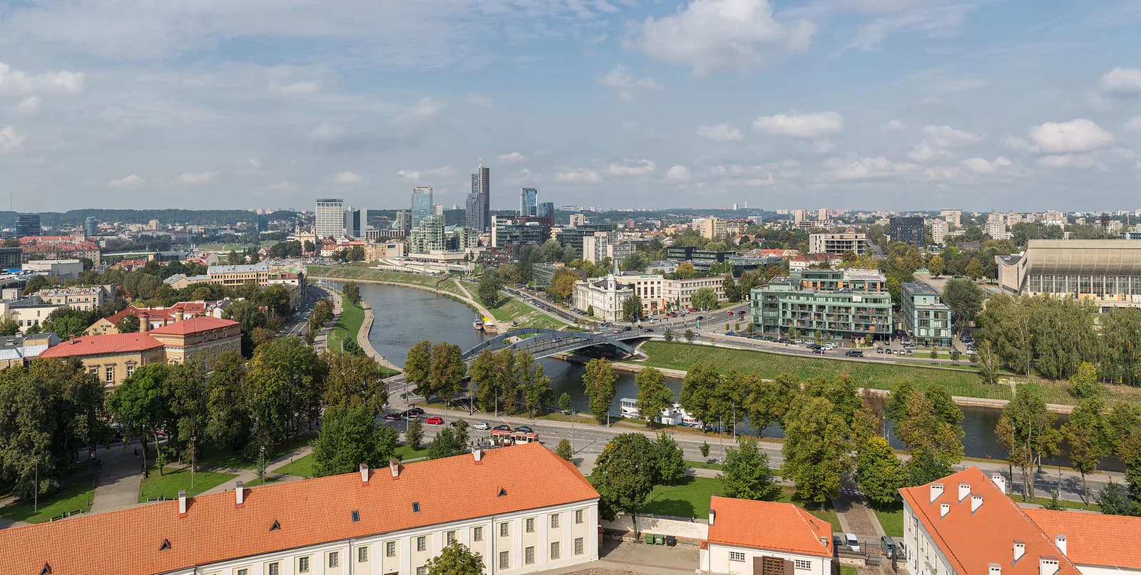 Paisagem de Vilnius, Lituânia