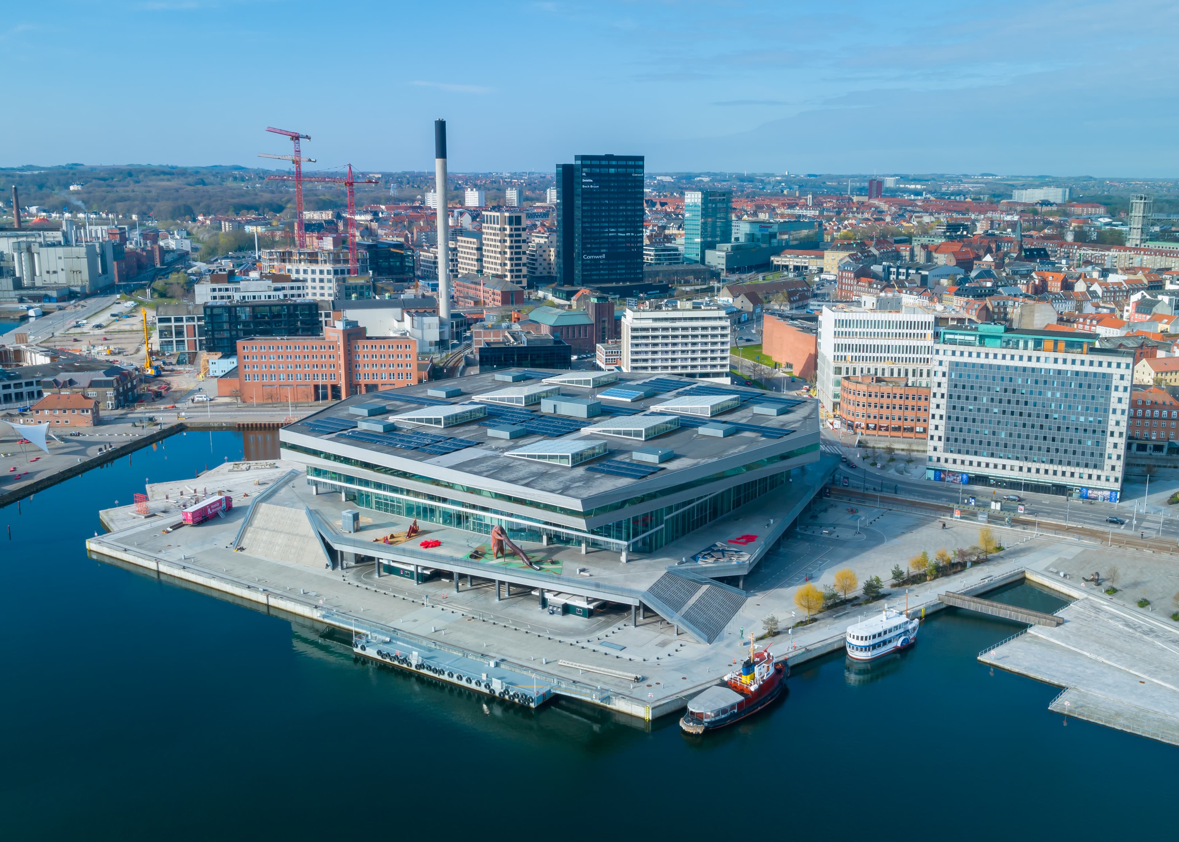 Paisagem de Aarhus, Dinamarca