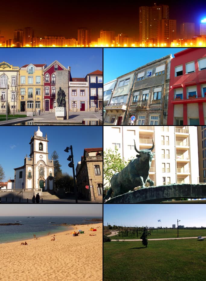 Paisagem de Póvoa de Varzim, Portugal