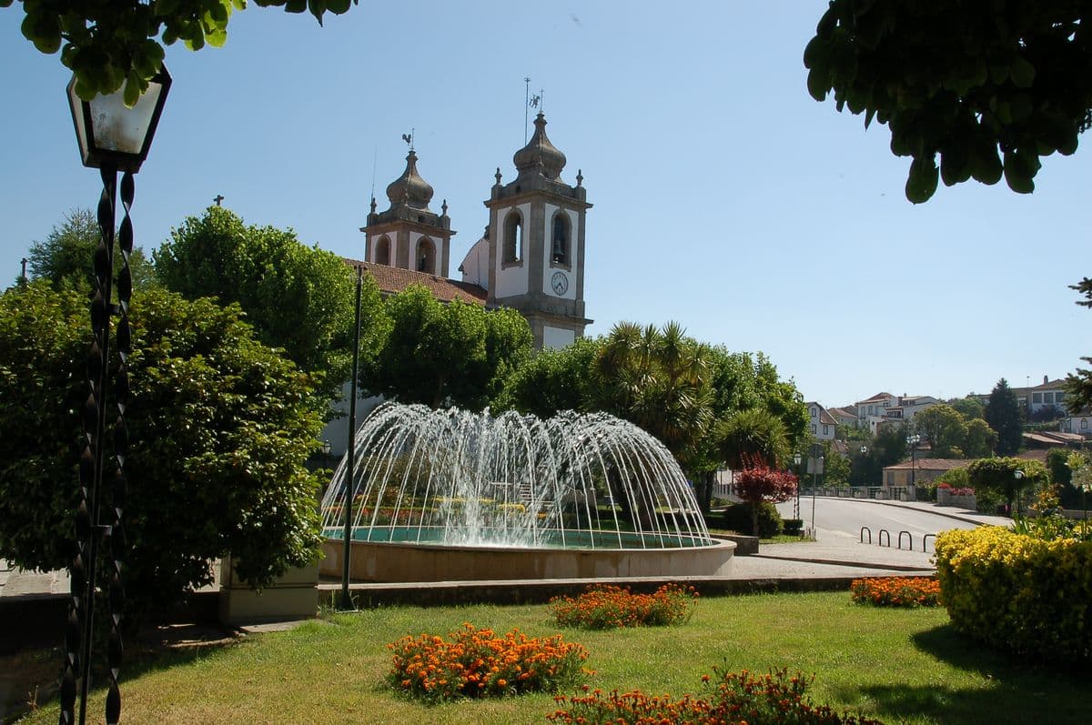 Paisagem de Santa Comba Dão, Portugal