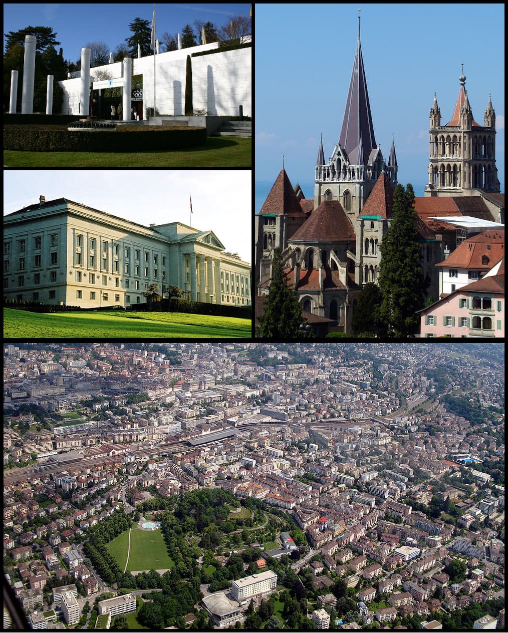 Paisagem de Lausana, Suíça