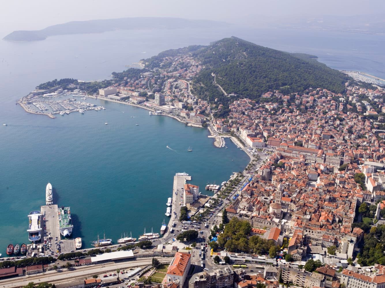 Paisagem de Split, Croácia