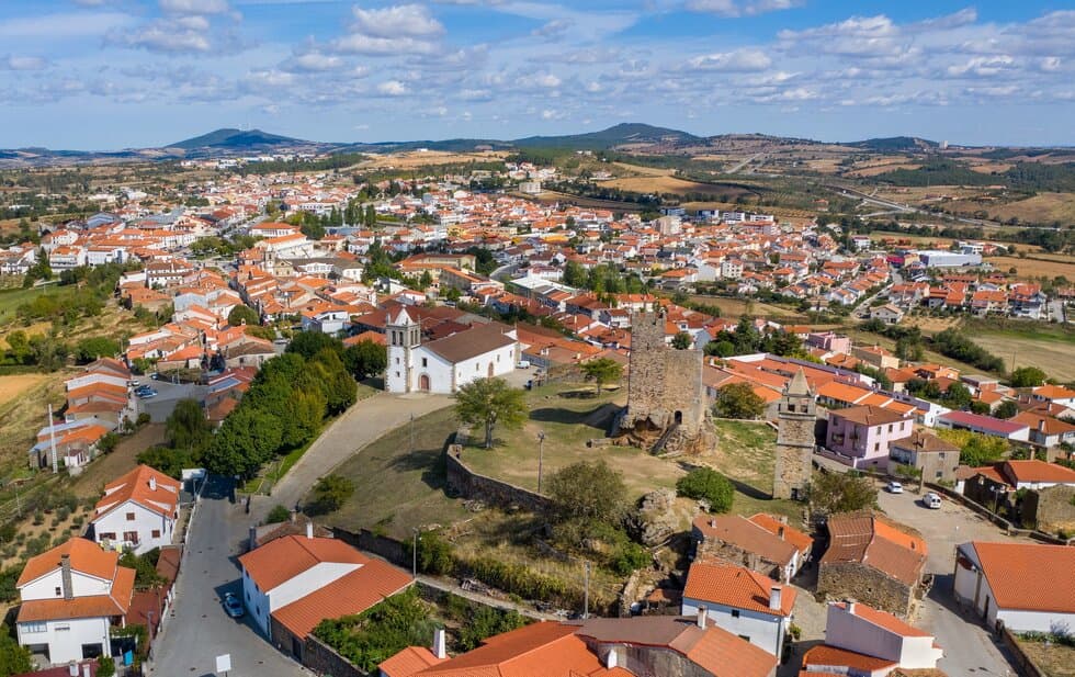 Paisagem de Mogadouro, Portugal